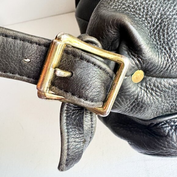 The Original Leather Line Vintage Black Leather Backpack - Picture 7 of 8